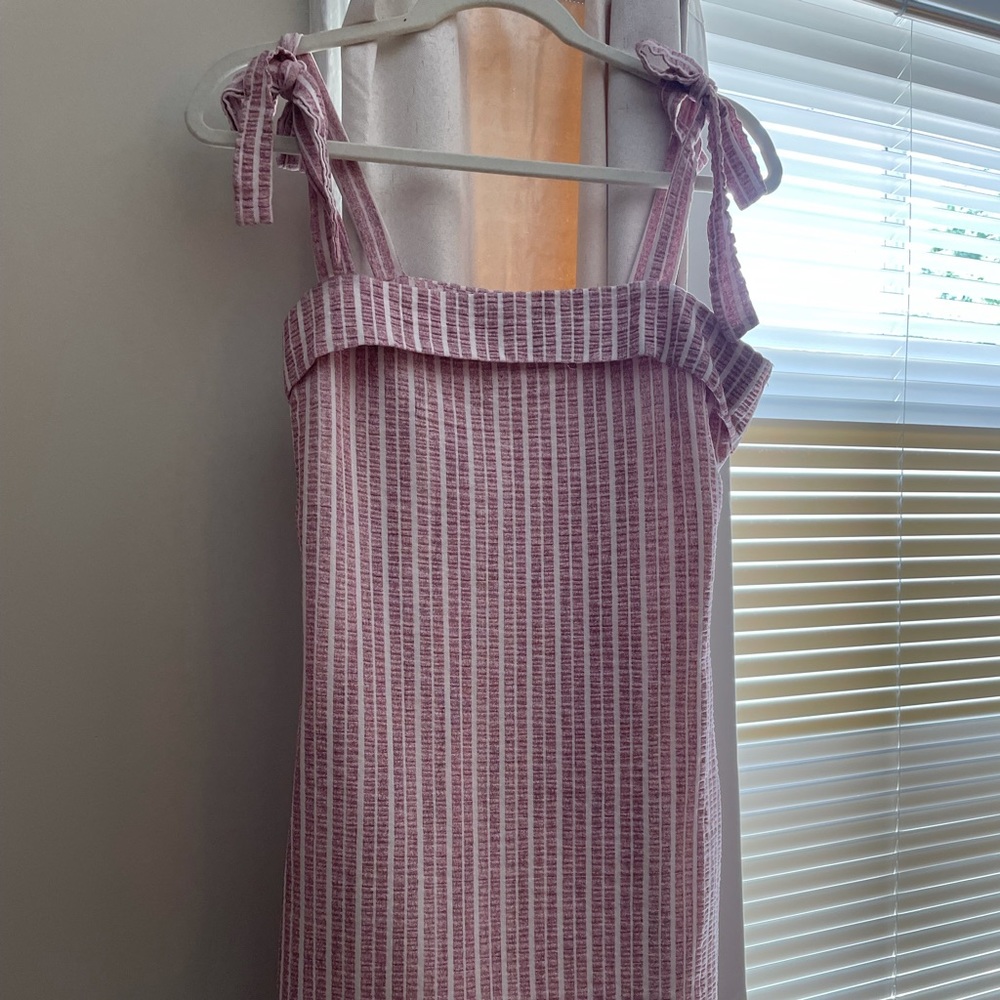 Princess Polly Red and White Striped Dress